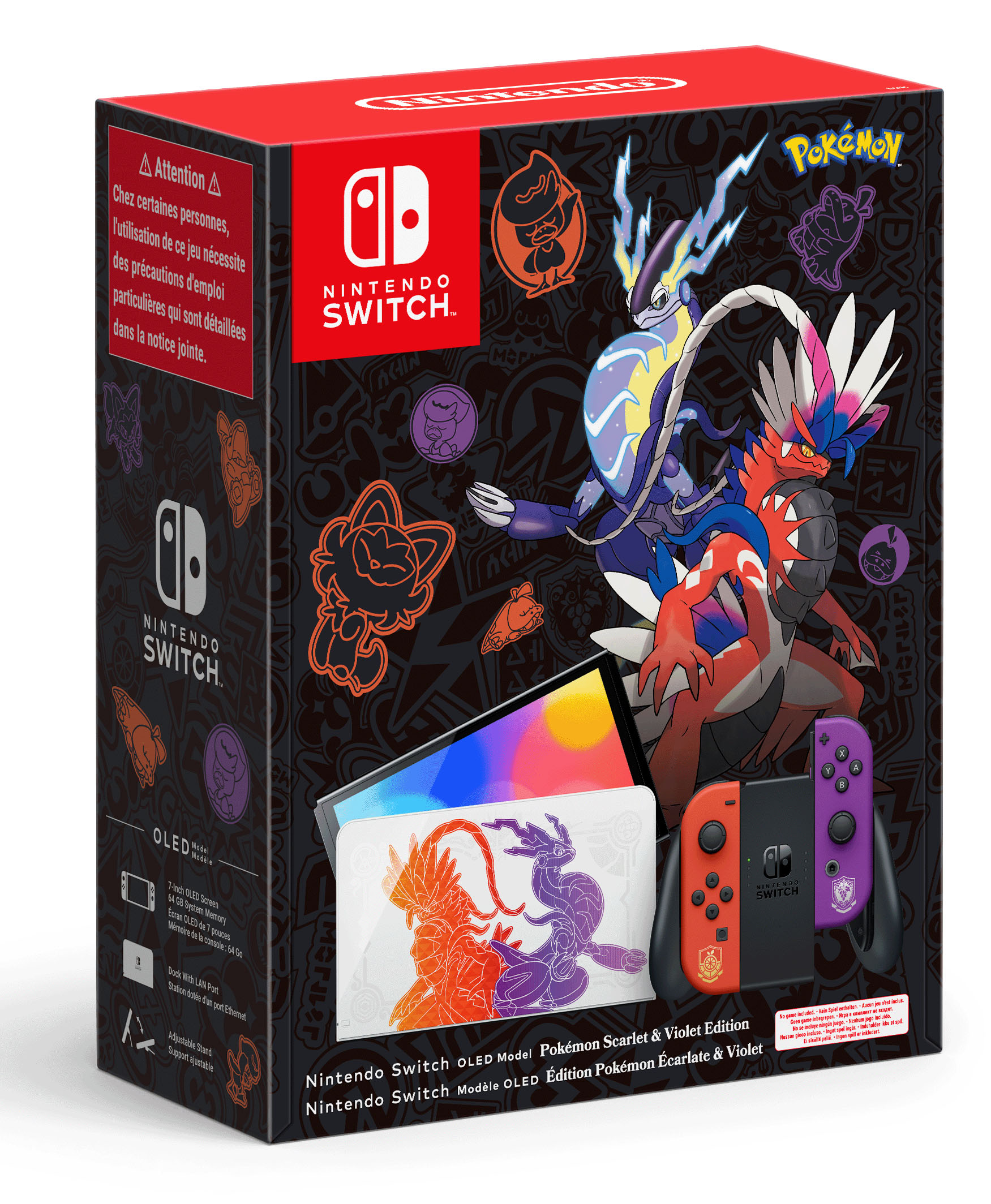 NINTENDO Switch (OLED-Modell) Pokémon Karmesin & Purpur-Edition