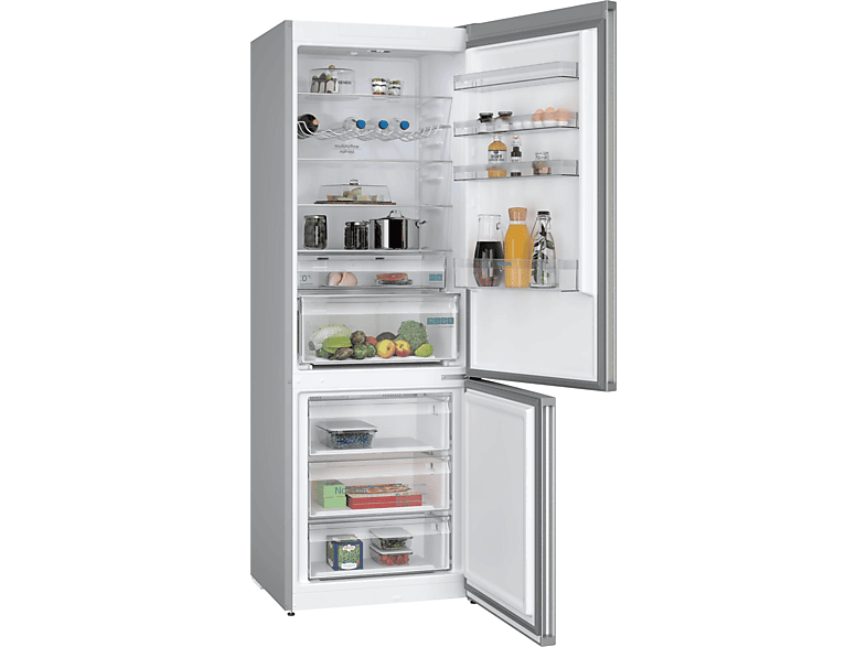 SIEMENS KG49NXIBF iQ300 Kühlgefrierkombination (B, 440 l, 2030 mm hoch, Inox-antifingerprint)