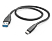 HAMA FIC E3 USB Type-C - USB-A adatkábel, 1,5 méter, fekete (201595)