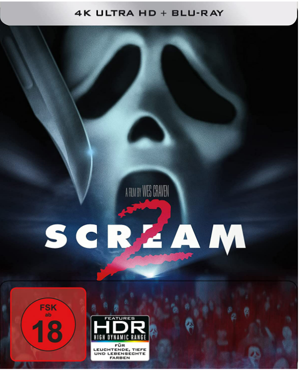 Scream 2 Limited Steelbook Edition [4K Ultra HD Blu-ray]