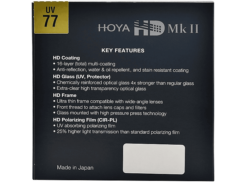 Hoya Filter HD MK II UV 67mm; Schraubfilter — Foto 2 von 3