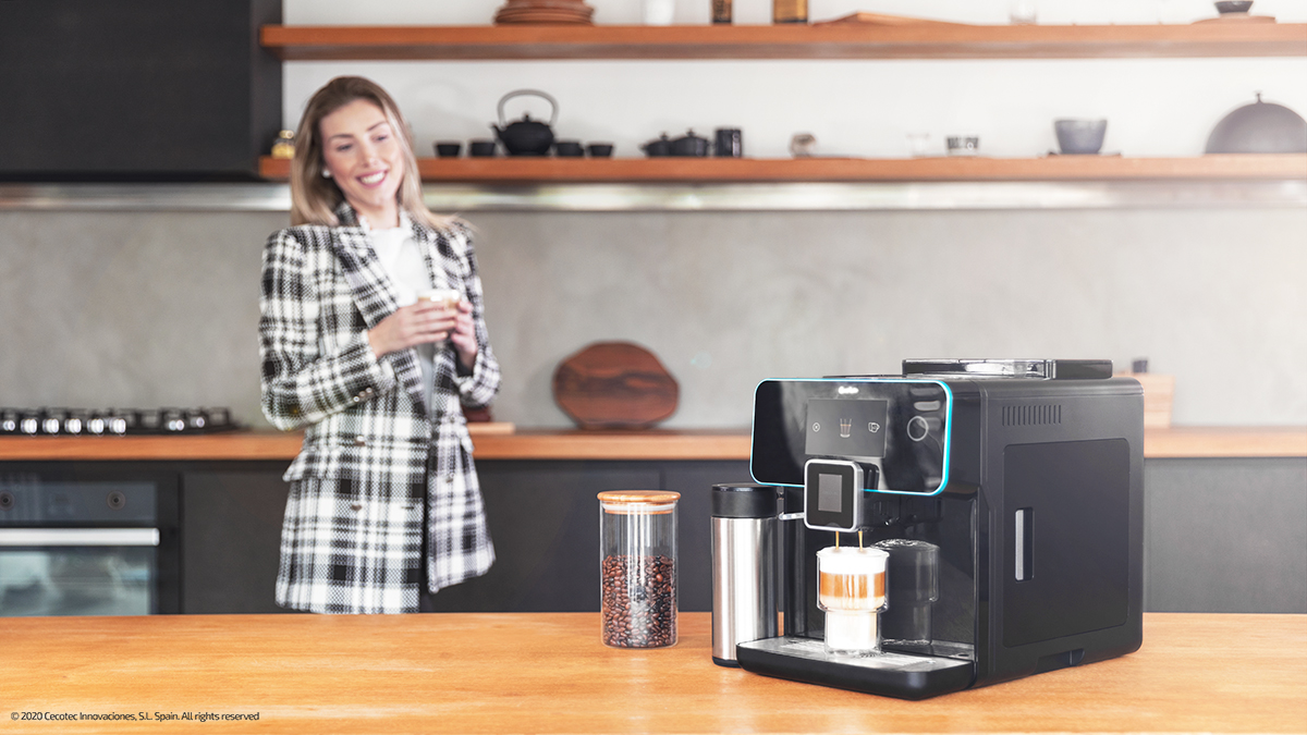 Cafetera superautomática - Cecotec Power Matic-ccino 9000 Serie Nera, 19bar, 1500W, 1.7L, Molinillo integ, Negra