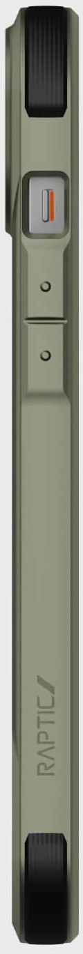 RAPTIC Cover Fort Built pour MagSafe iPhone 14 Plus Vert (493628)