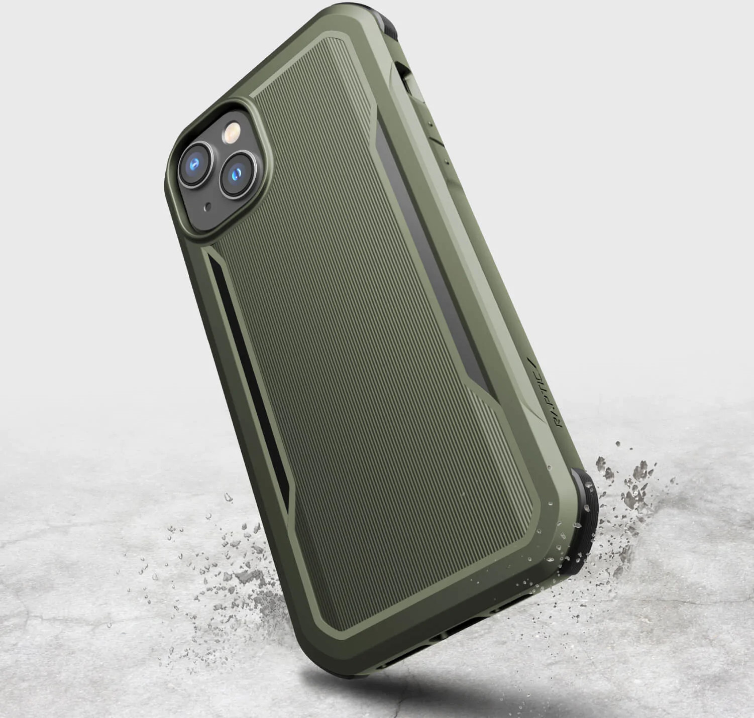 RAPTIC Cover Fort Built pour MagSafe iPhone 14 Plus Vert (493628)