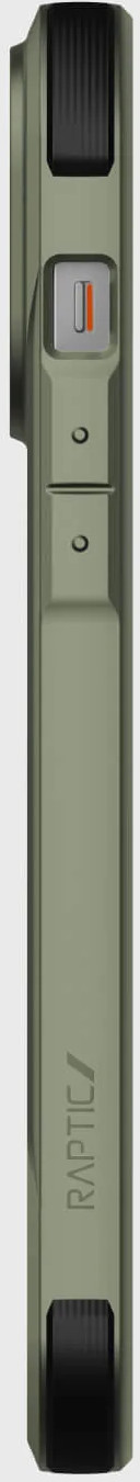 RAPTIC Cover Fort Built voor MagSafe iPhone 14 Pro Max Groen (493659)