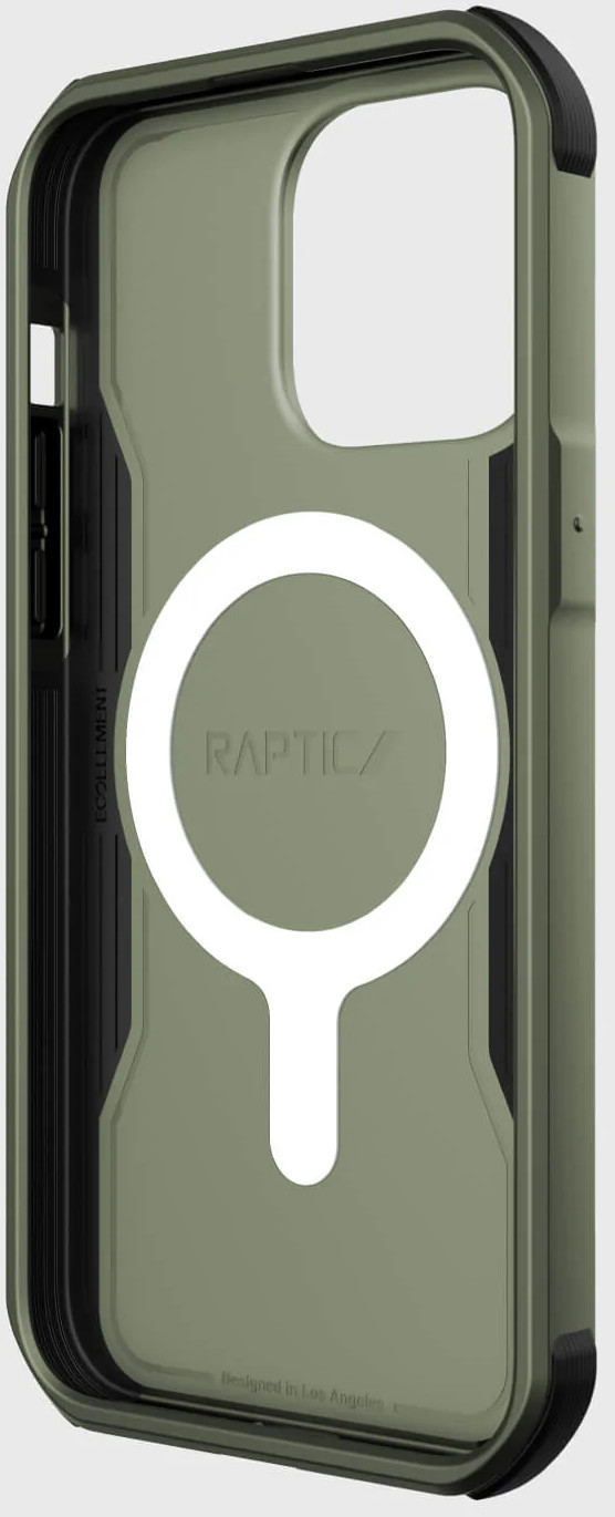RAPTIC Cover Fort Built voor MagSafe iPhone 14 Pro Max Groen (493659)