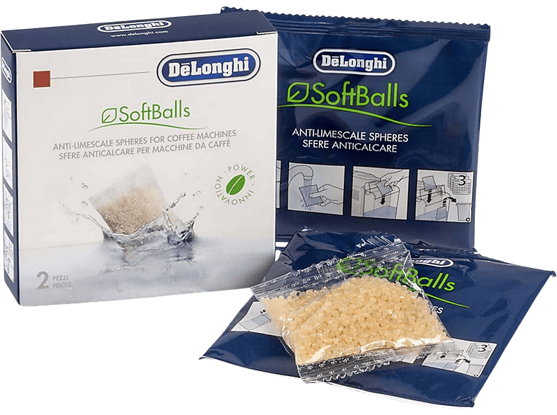 Descalcificador - De'Longhi DLSC551, Esferas antical, Blanco