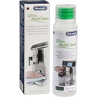 Limpiador líquido para cafeteras - De'Longhi DLSC550 Eco MultiClean, 0.25 l, Blanco