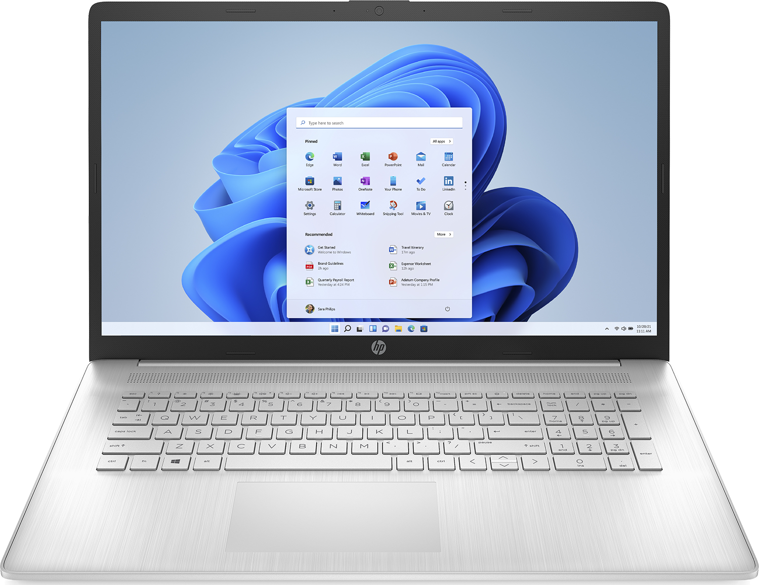 HP 17-CP1375ND - 17.3 inch - AMD Ryzen 7 - 16 GB - 1 TB