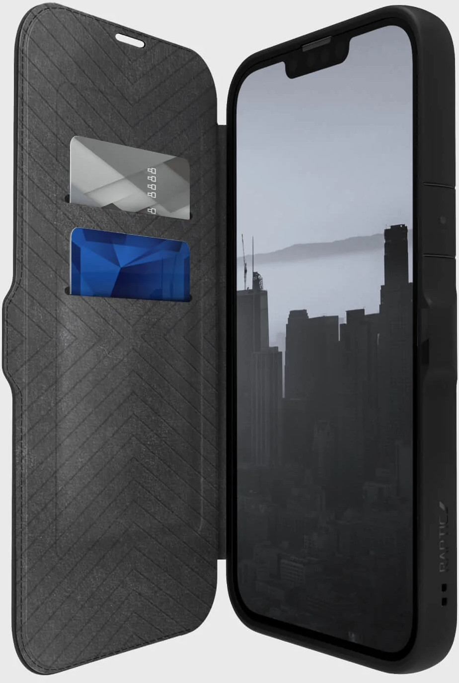 RAPTIC Flip cover Urban Folio iPhone 14 Pro Max Noir (493833)