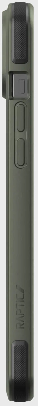 RAPTIC Cover Secure built for MagSafe iPhone 14 Plus Vert (493390)