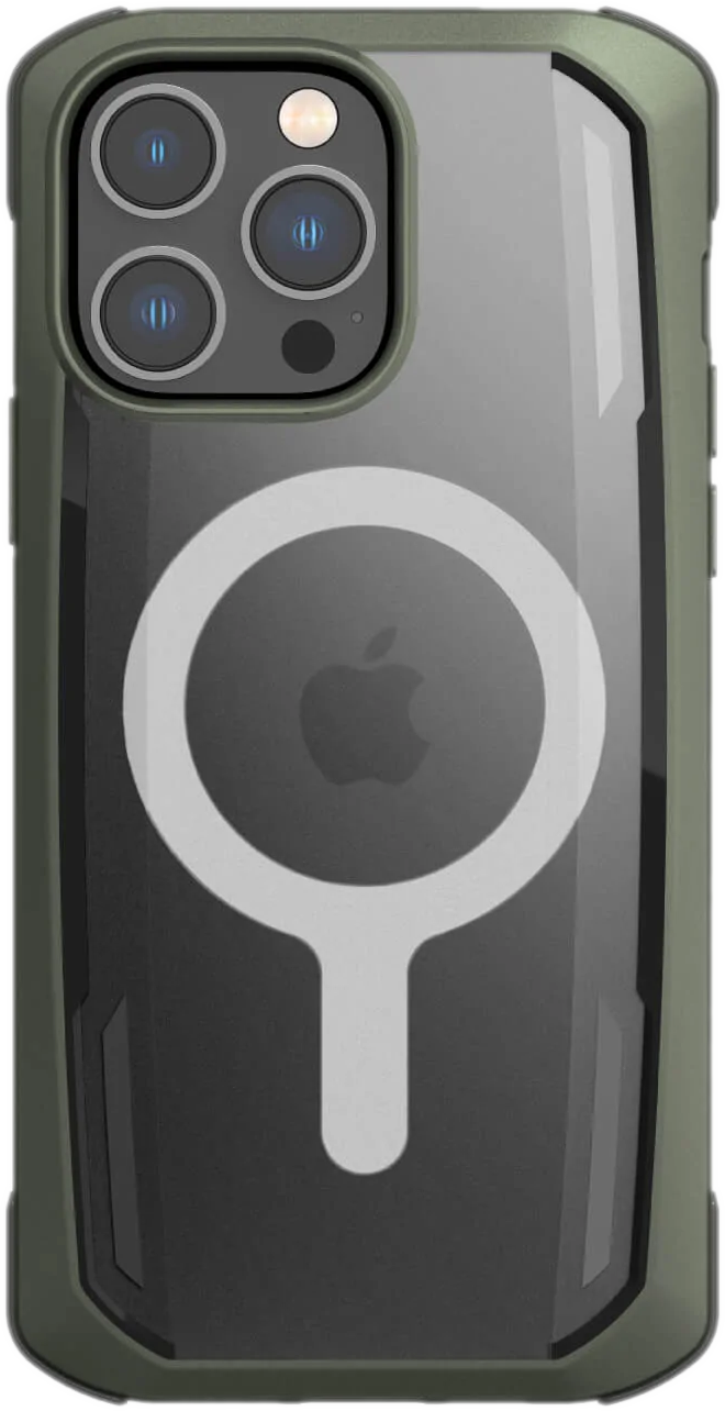 RAPTIC Cover Secure built for MagSafe iPhone 14 Pro Vert (493369)