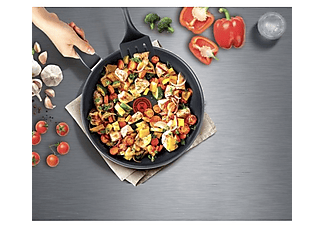 TEFAL Titanyum 2X XL Force Wok Difüzyon Tabanlı 28cm Wok Tava Siyah_3