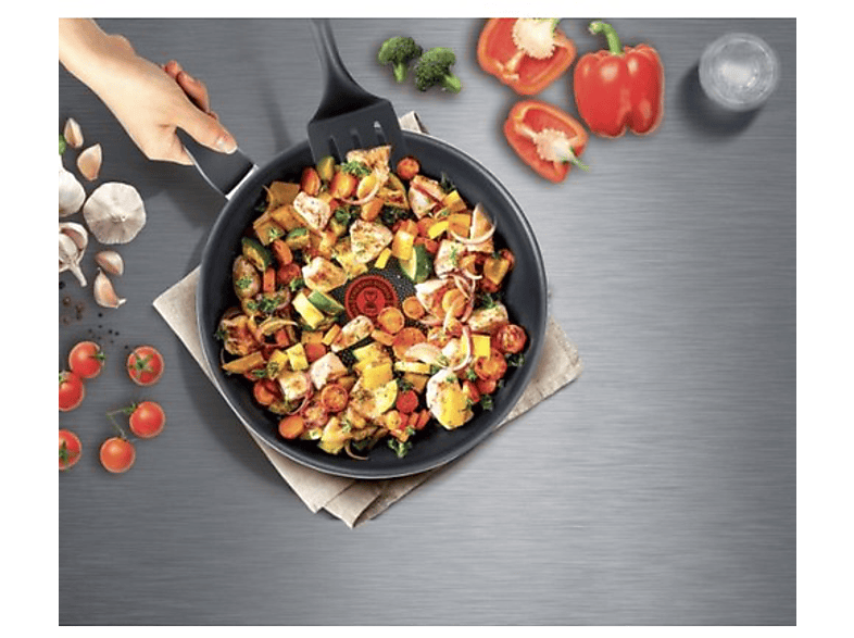 TEFAL Titanyum 2X XL Force Wok Difüzyon Tabanlı 28cm Wok Tava Siyah_3