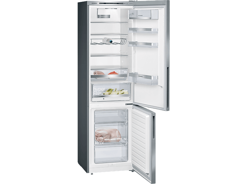 SIEMENS KG39E8IBA Kühlgefrierkombination (B, 343 l, 2010 mm hoch, Inox-antifingerprint)
