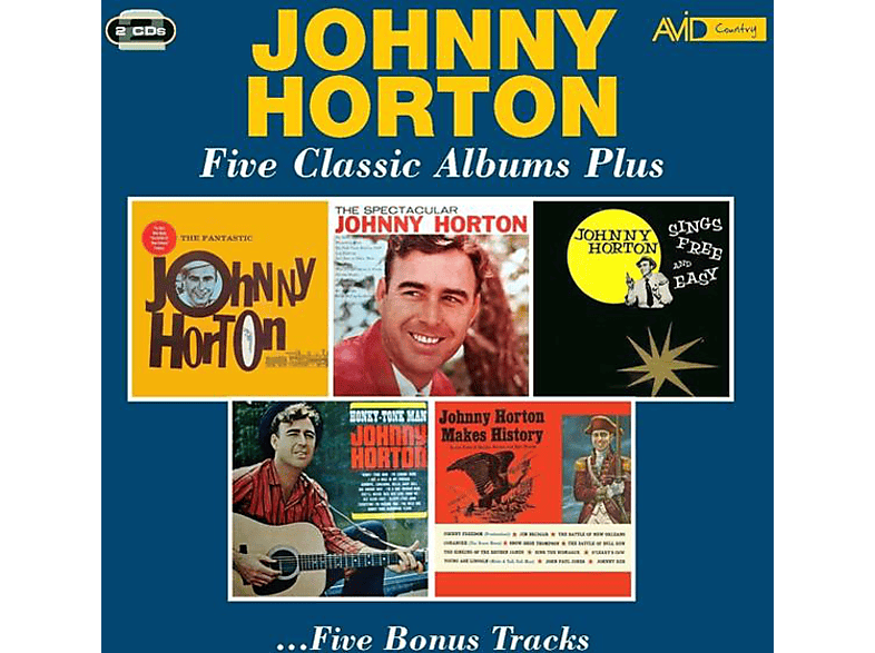 Johnny Horton Five Classic Albums Plus (CD) Johnny Horton auf CD