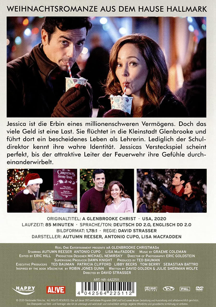 DVD-Cover mit Mann und Frau, die aus Bechern trinken. Text auf Deutsch, sowie weitere Bilder.