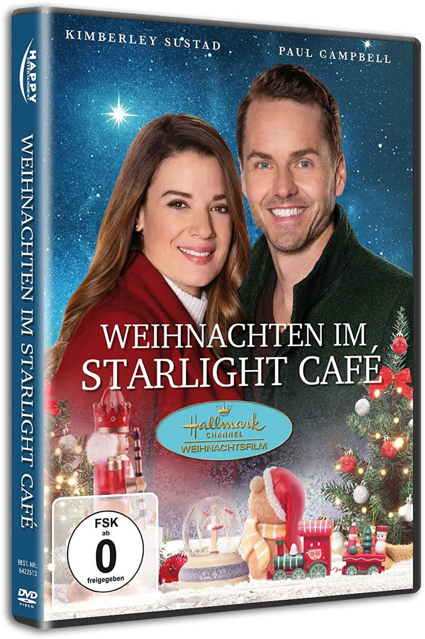 DVD-Hülle für einen Weihnachtsfilm mit einem Mann und einer Frau.