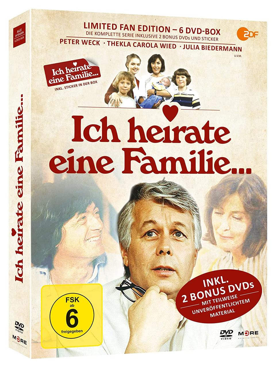 DVD-Cover mit einer Familie und dem deutschen Text: 'Ich heirate eine Familie'. Limited Edition.