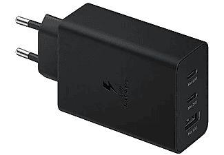 SAMSUNG EP-T6530N Type-C & Type-A Üçlü Hızlı Şarj Aleti Siyah_2