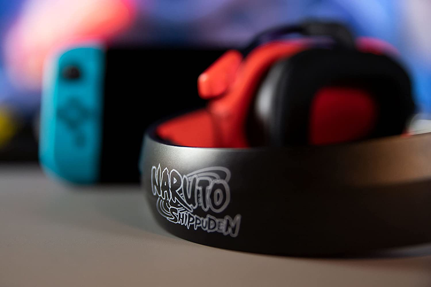 KONIX Naruto Shippuden - Akatsuki - Gaming-Headset (Schwarz/Rot)
