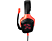 KONIX Naruto Shippuden - Akatsuki - Casque de jeu (Noir/rouge)