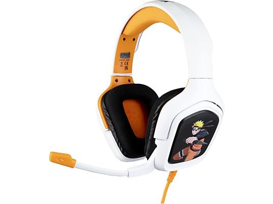 KONIX Naruto Shippuden - Naruto - Gaming-Headset (Weiss/Orange/Schwarz)