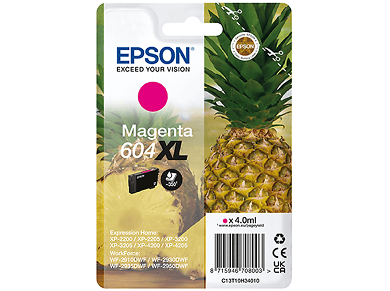 Cartuccia Epson Ananas 604Xl Magenta