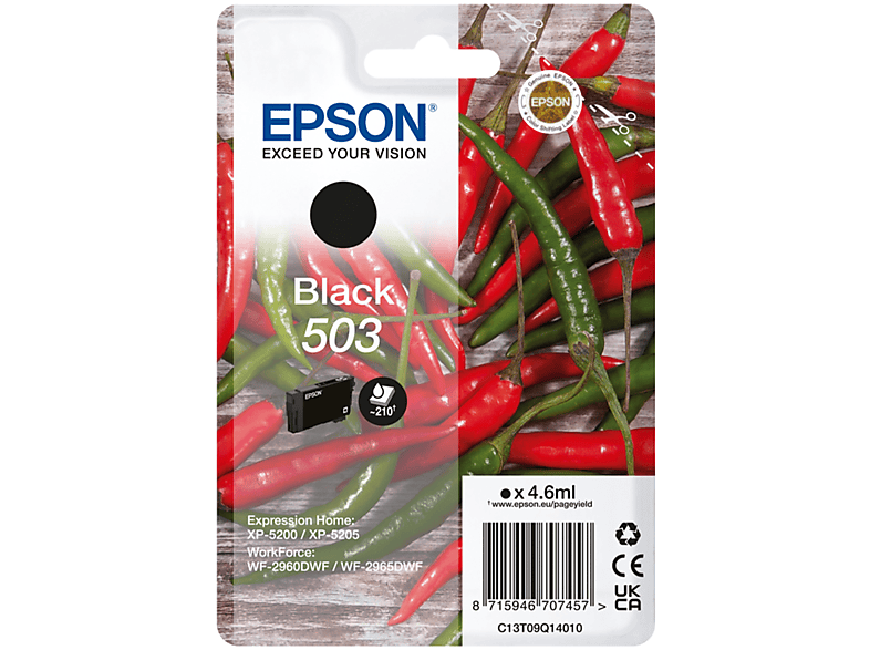 Cartuccia Epson Peperoncino 503 Nero