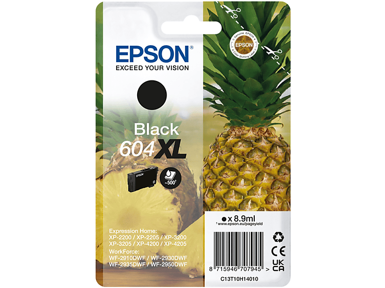 Cartuccia Epson Ananas 604Xl Nero