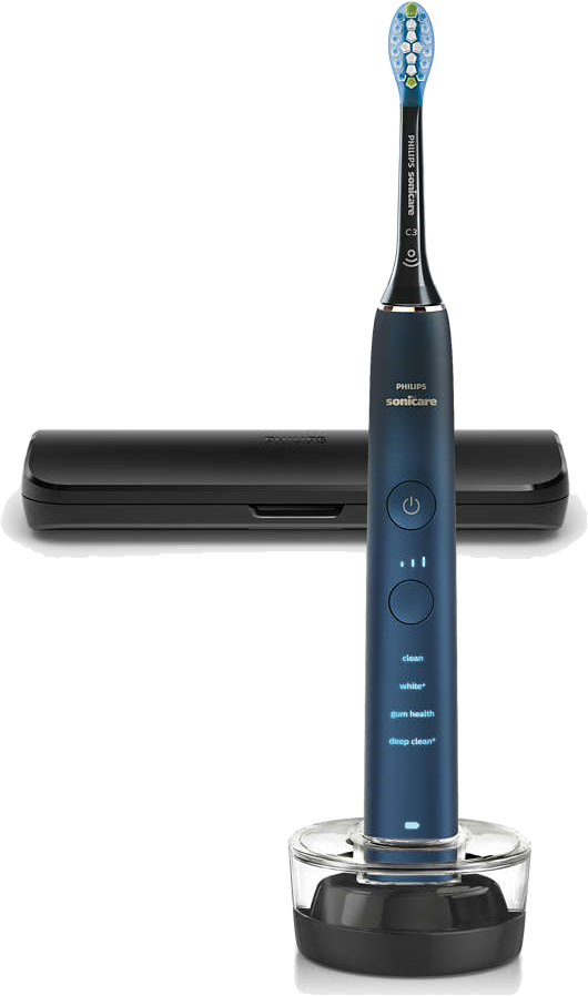 PHILIPS Sonicare DiamondClean 9000 HX9911/88 Szónikus elektromos fogkefe applikációval, kék átmenetes