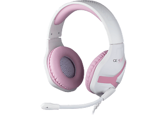 KONIX Geek Girl - Crystal - Gaming-Headset (Weiss/Pink)
