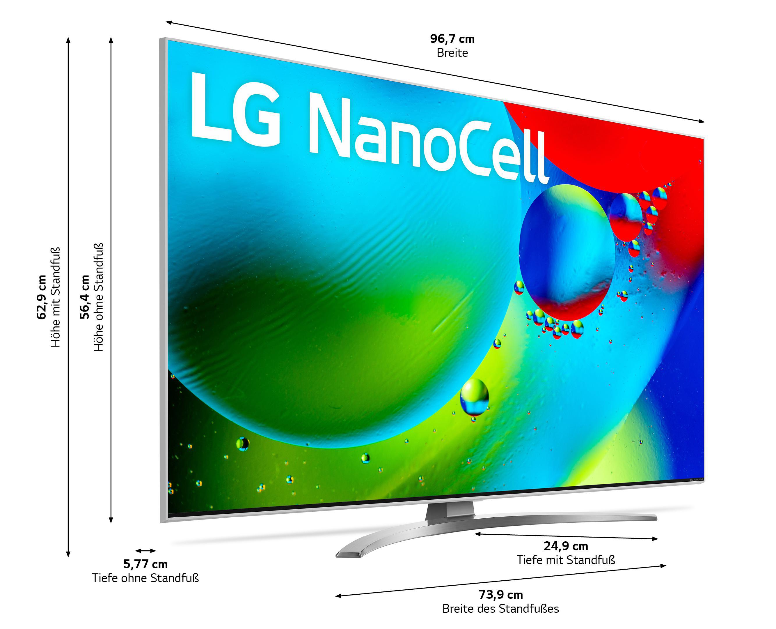 LG 43NANO789QA ThinQ) Zoll cm, 22 LCD SMART Nano TV mit 43 UHD / 109 TV, (Flat, 4K, webOS LG