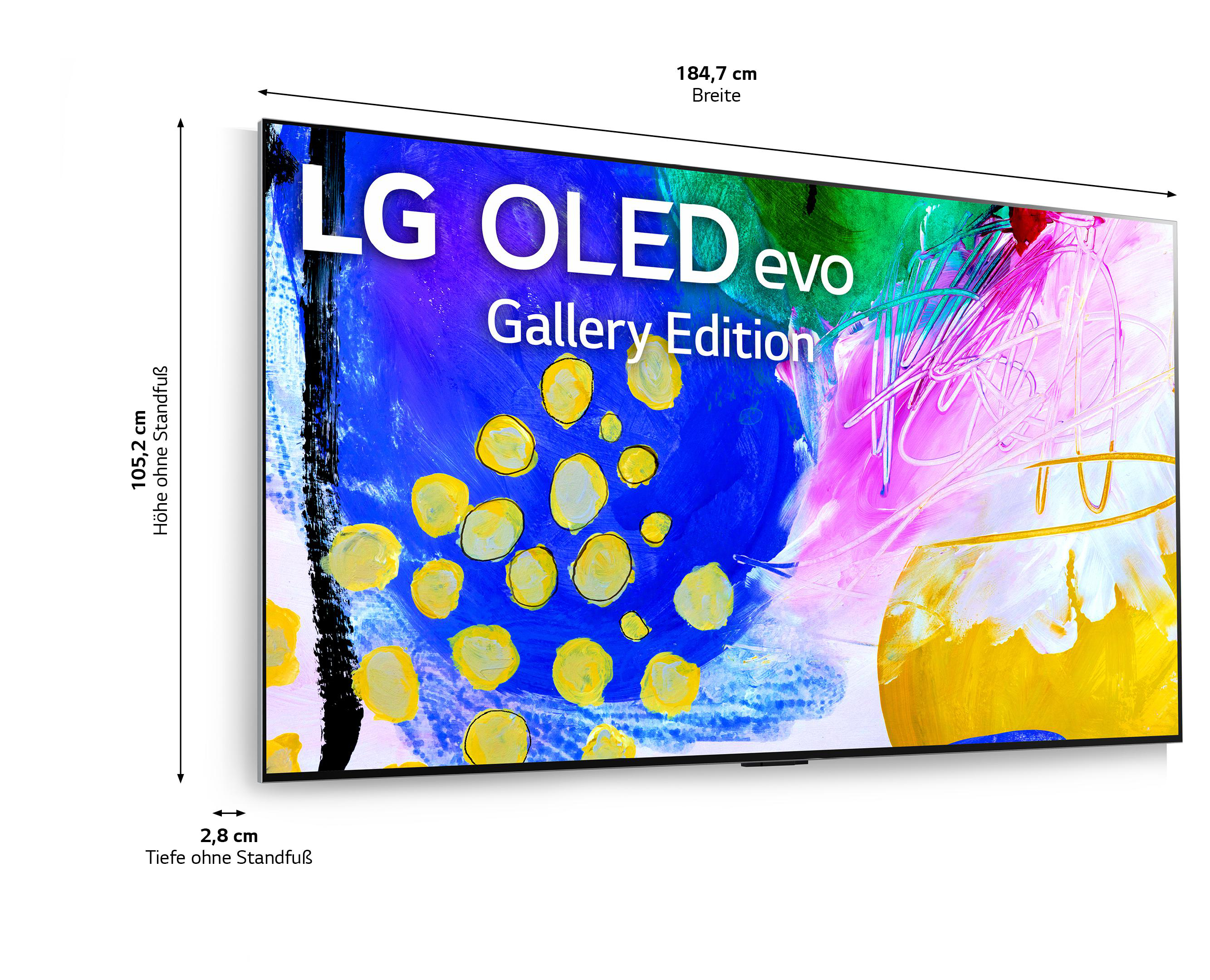 LG OLED83G29LA OLED 22 LG UHD (Flat, 83 TV, TV ThinQ) SMART mit 4K, 210 webOS Zoll cm, 
