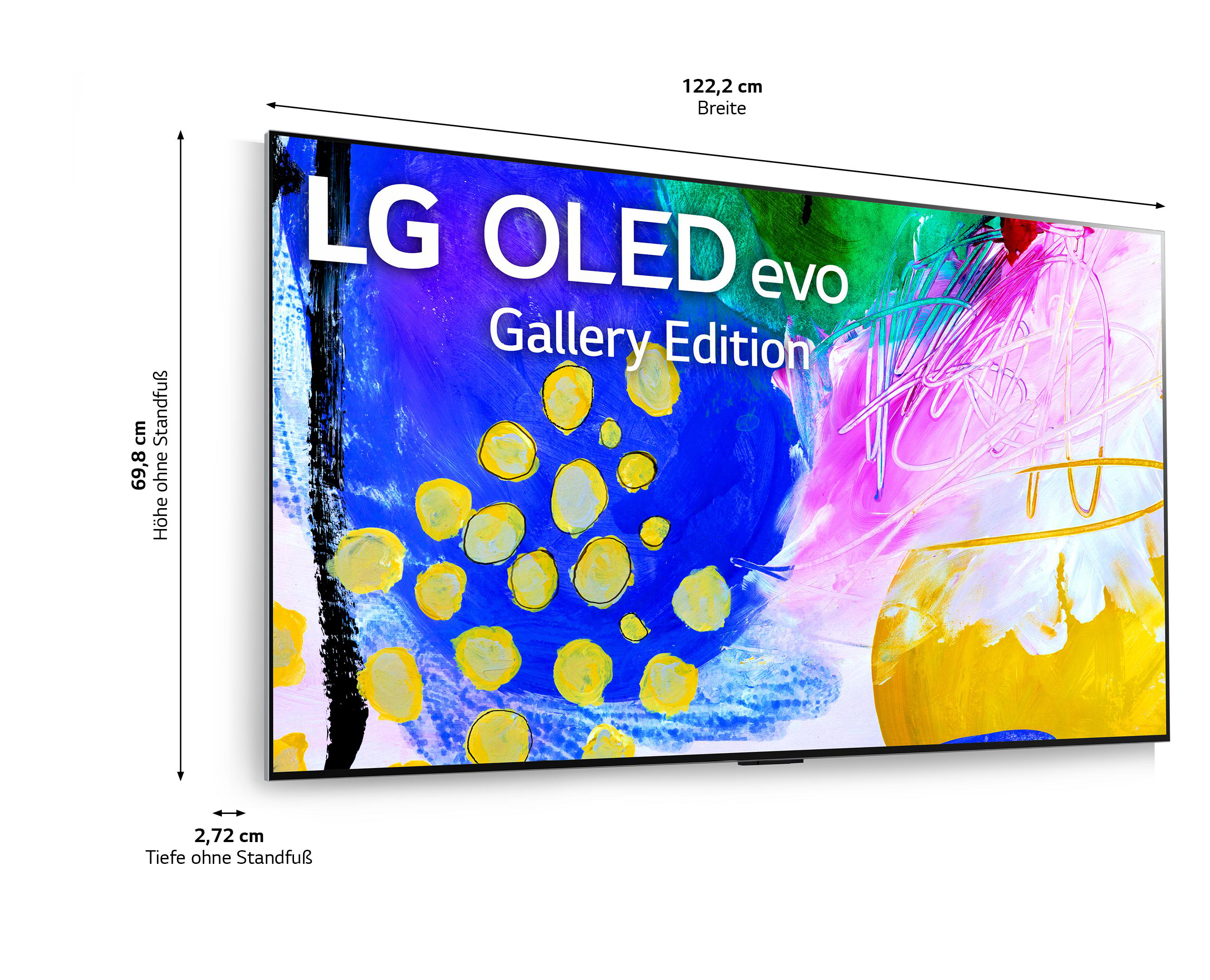cm, 55 SMART OLED webOS evo 4K, ThinQ) LG Zoll LG 22 / UHD TV TV, (Flat, OLED55G29LA 139 mit