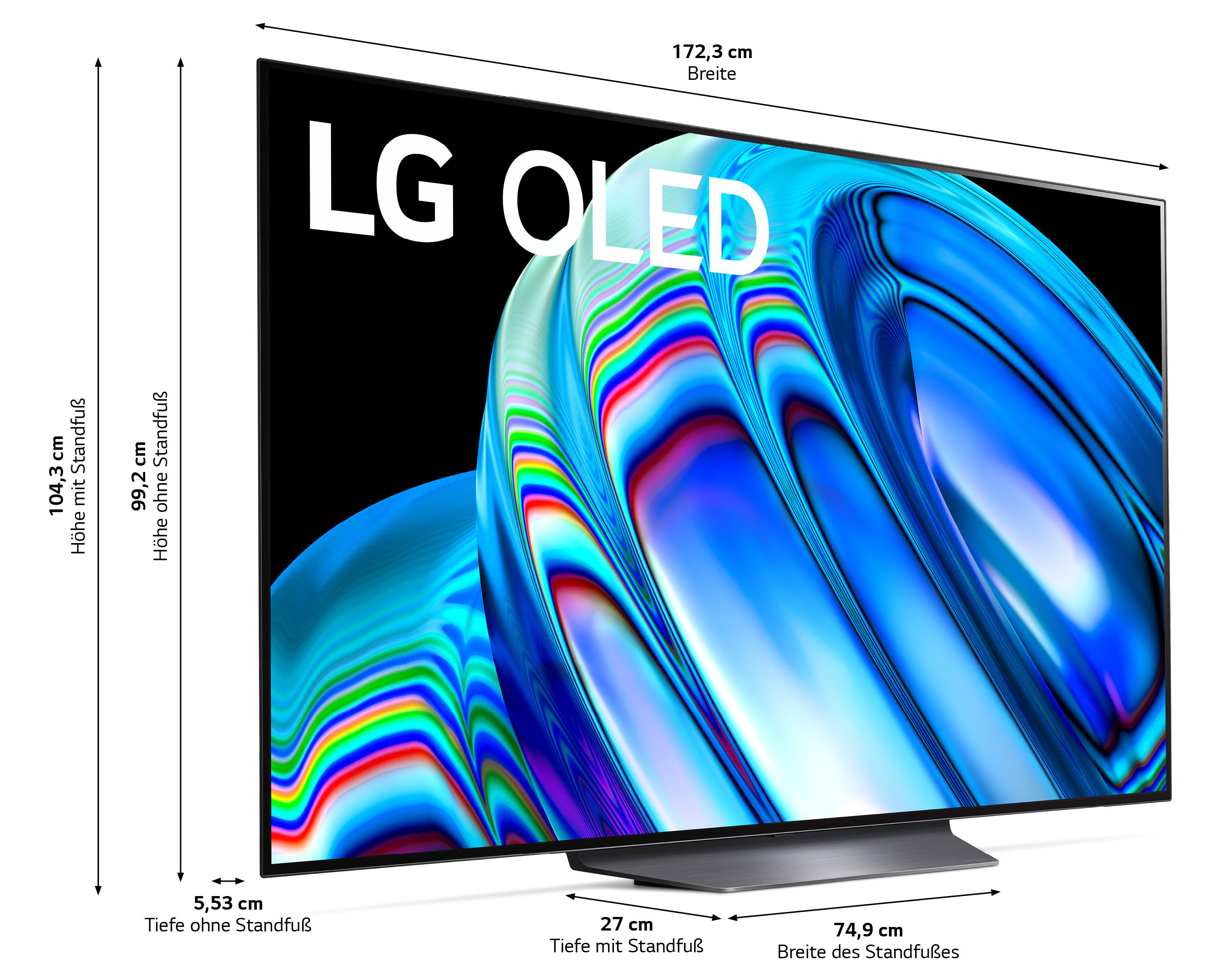 LG OLED77B29LA OLED TV (Flat, 77 Zoll / 195 cm, UHD 4K, SMART TV, webOS 22 mit LG ThinQ)