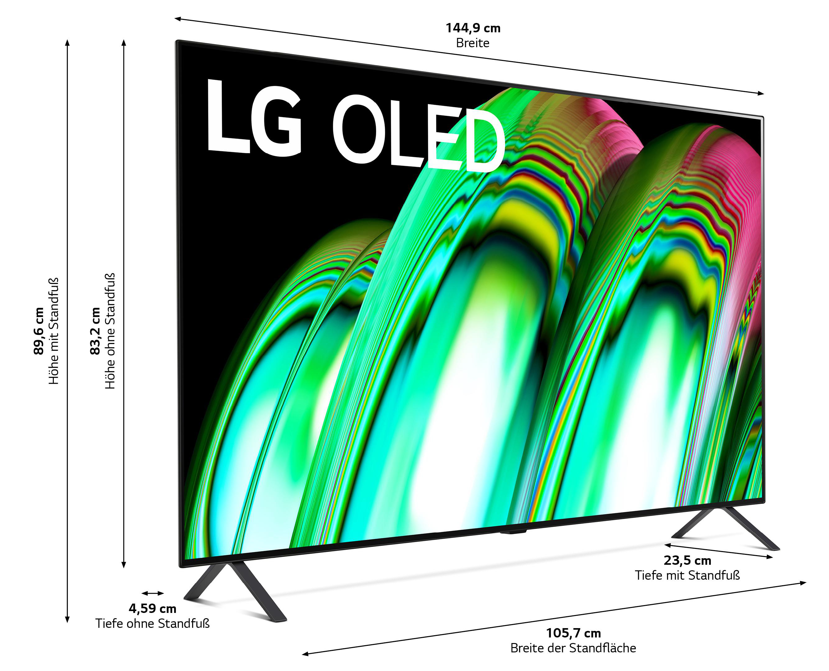 LG OLED65A29LA OLED TV (Flat, 65 Zoll / 164 cm, UHD 4K, SMART TV, webOS 22 mit LG ThinQ)