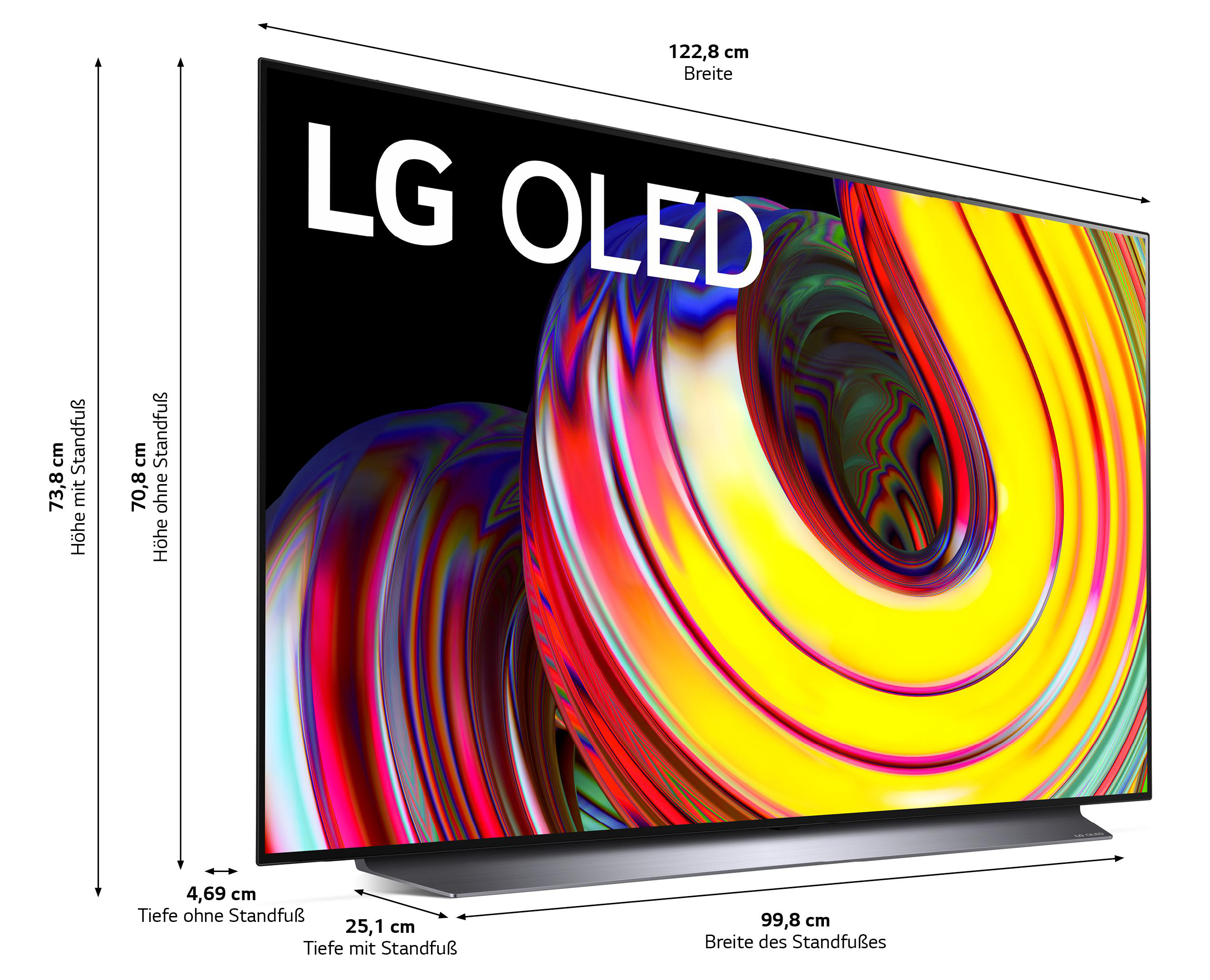 LG OLED55CS9LA OLED TV (Flat, 55 Zoll / 139 cm, UHD 4K, SMART TV, webOS 22 mit LG ThinQ)