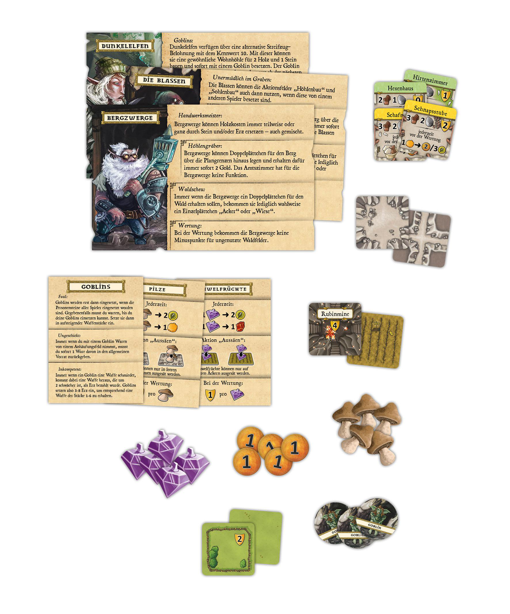 LOOKOUT Caverna - Die Vergessenen Völker Brettspiel Mehrfarbig