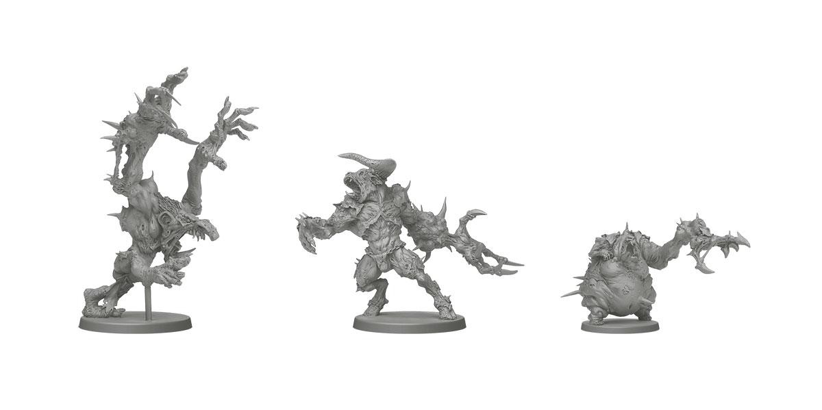CMON Zombicide Black Plague - Zombie Bosses Brettspiel Mehrfarbig