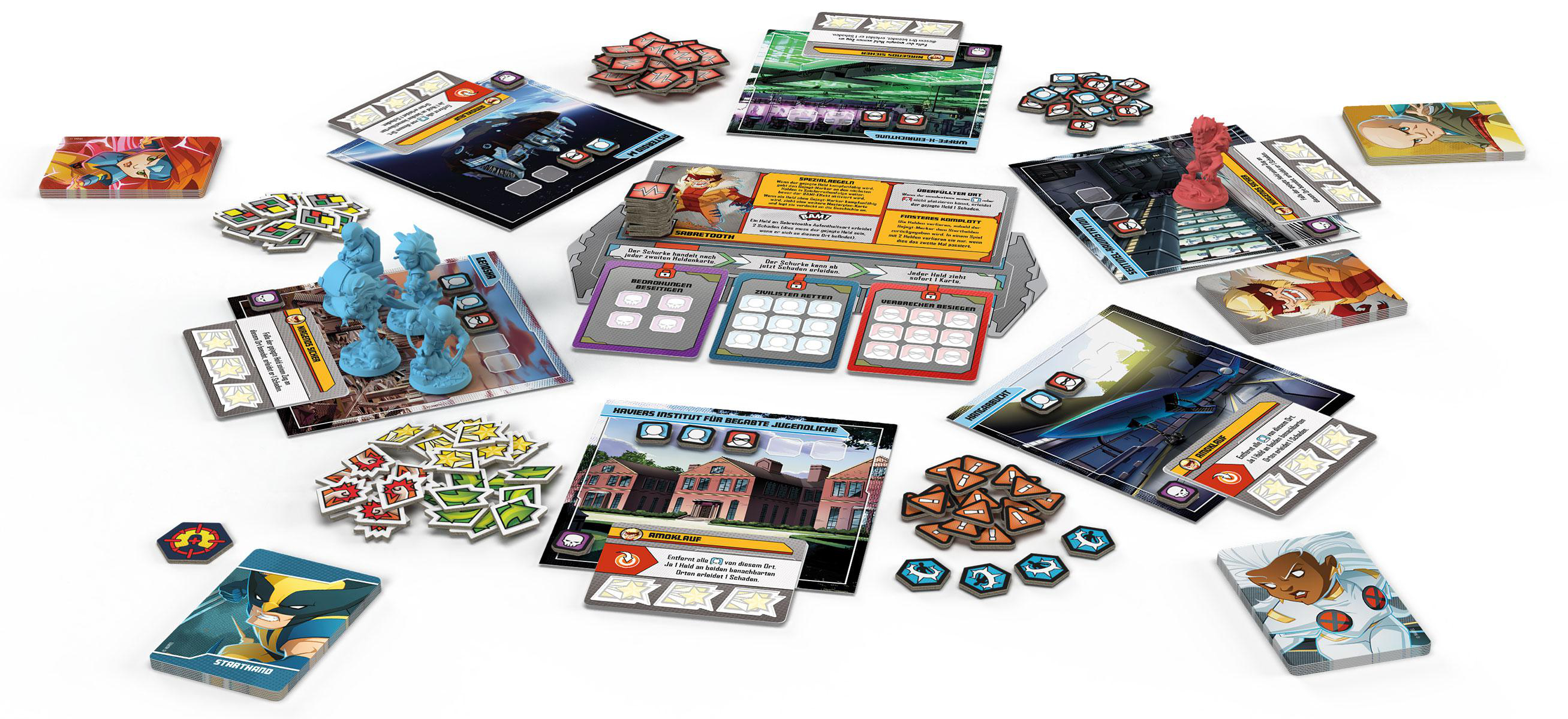 CMON Marvel United X-Men Familienspiel Mehrfarbig