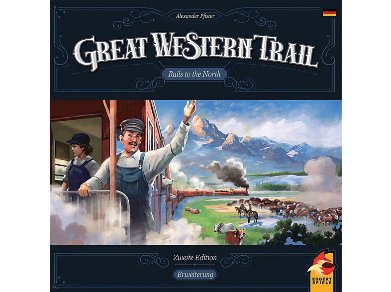 EGGERTSPIELE Great Western Trail Rails to the North (2. Edition)