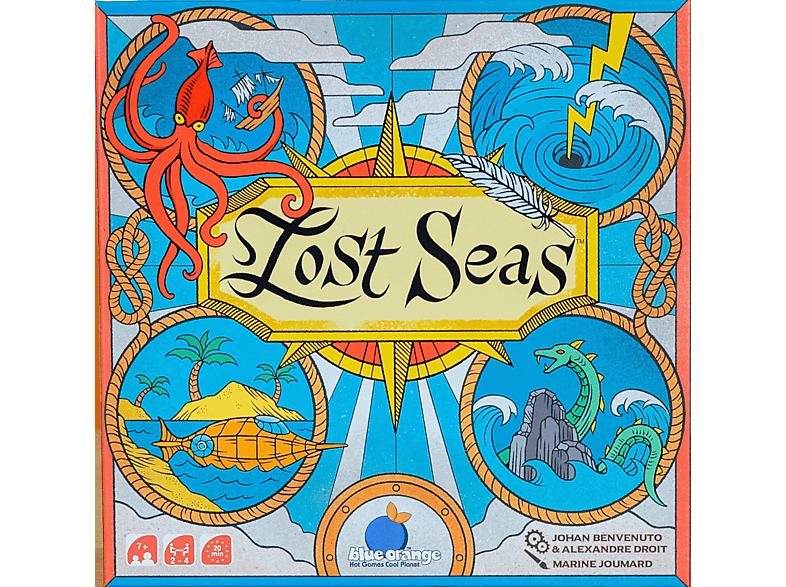 BLUE ORANGE Lost Seas Gesellschaftsspiel Mehrfarbig