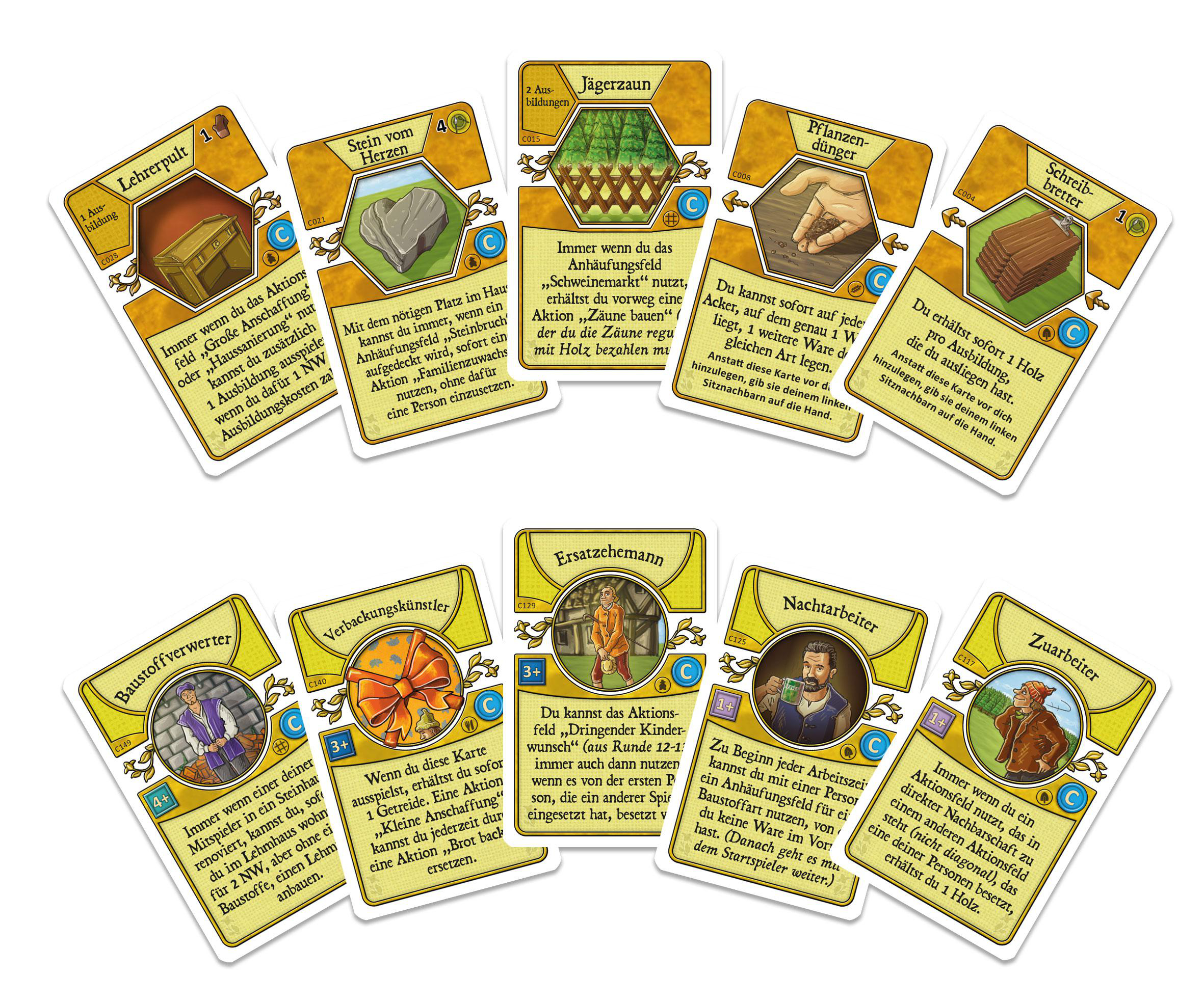 LOOKOUT Agricola - Corbarius Deck Kartenspiel Mehrfarbig