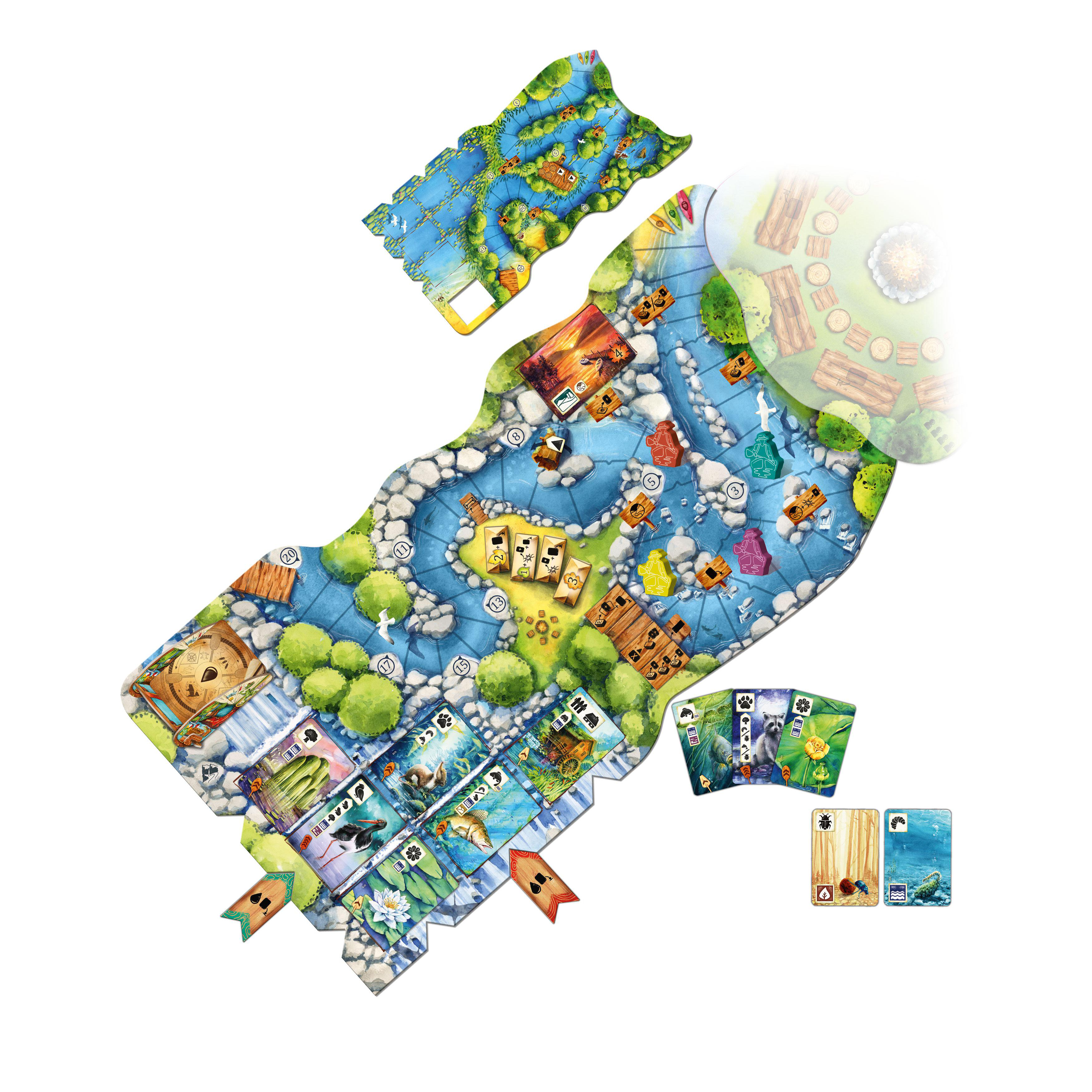 REBEL Meadow - Wasserwelten Brettspiel Mehrfarbig