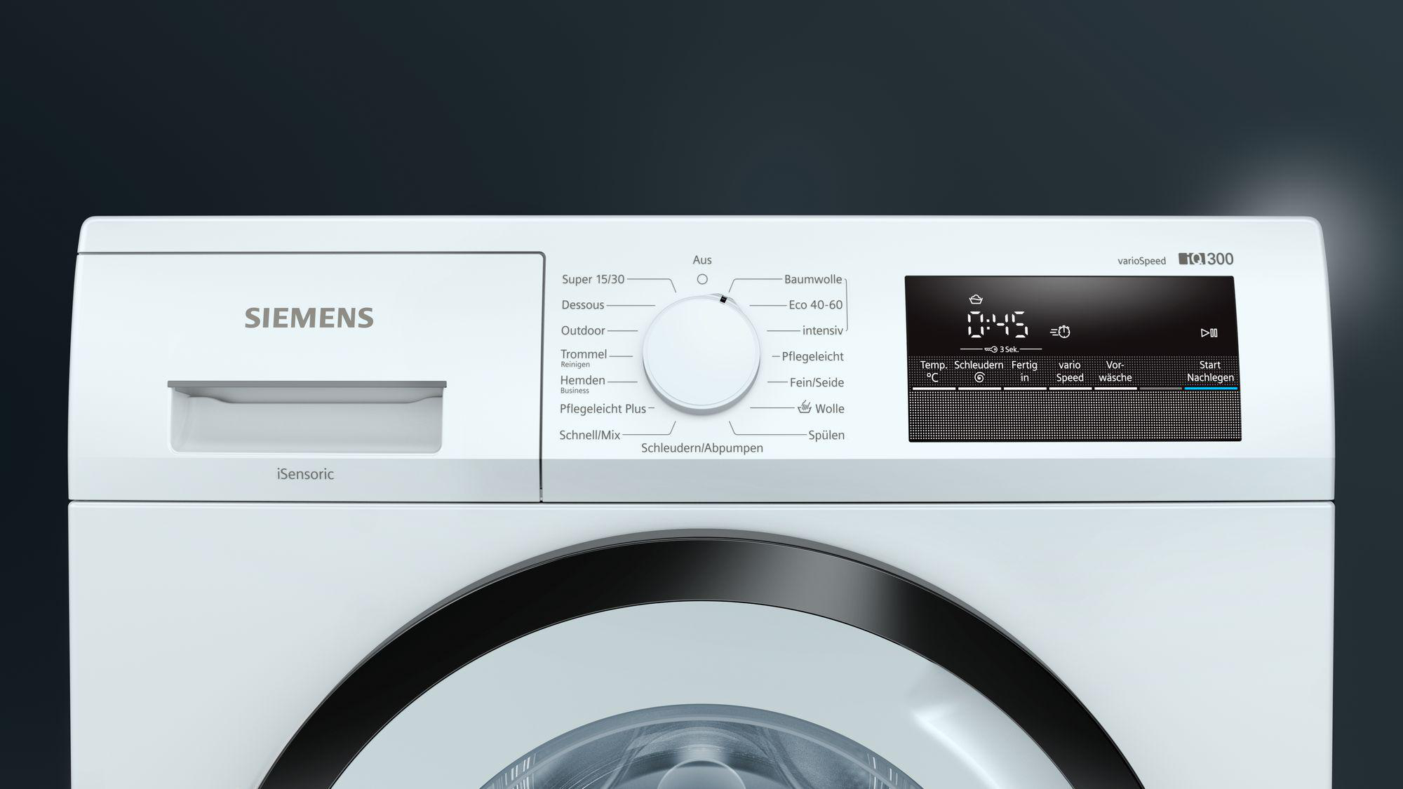 SIEMENS WM14N122 iQ300 Waschmaschine (7 kg, D)
