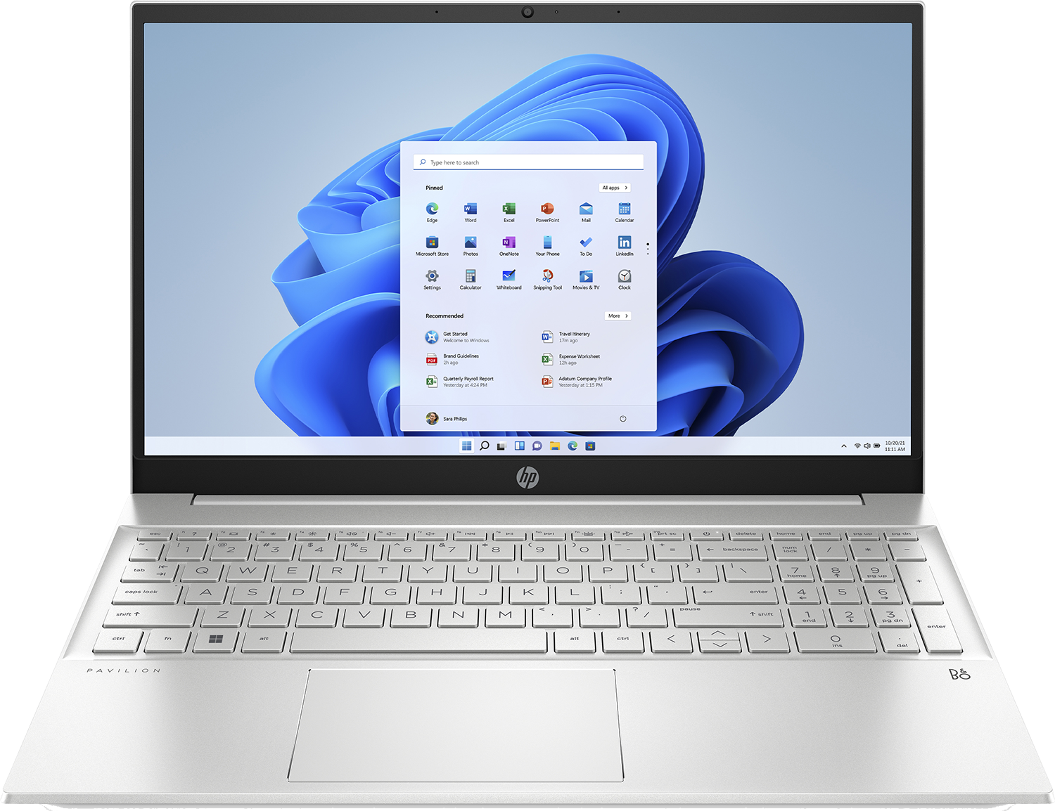 HP PAVILION 15-EH2560ND - 15.6 inch - AMD Ryzen 5 - 16 GB - 1 TB