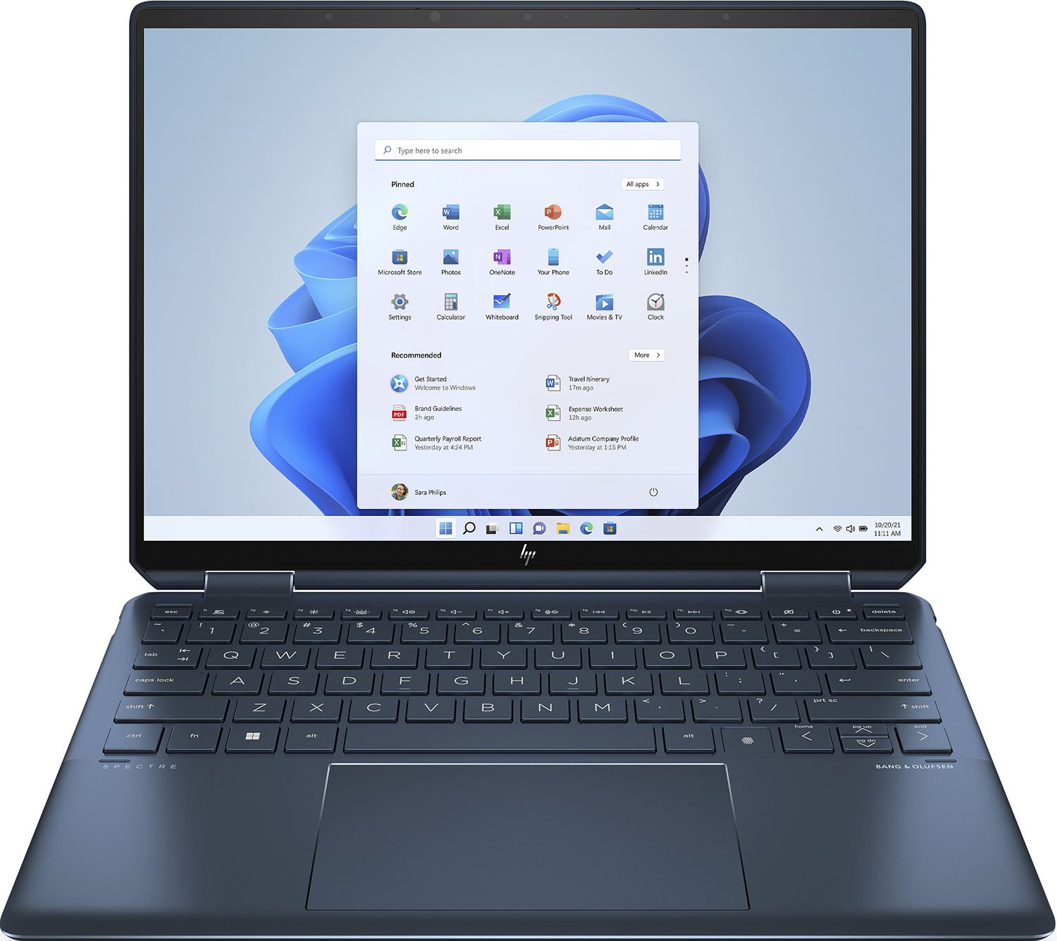 HP SPECTRE X360 14-EF0355ND - 13.5 inch - Intel Core i7 - 16 GB - 512 GB