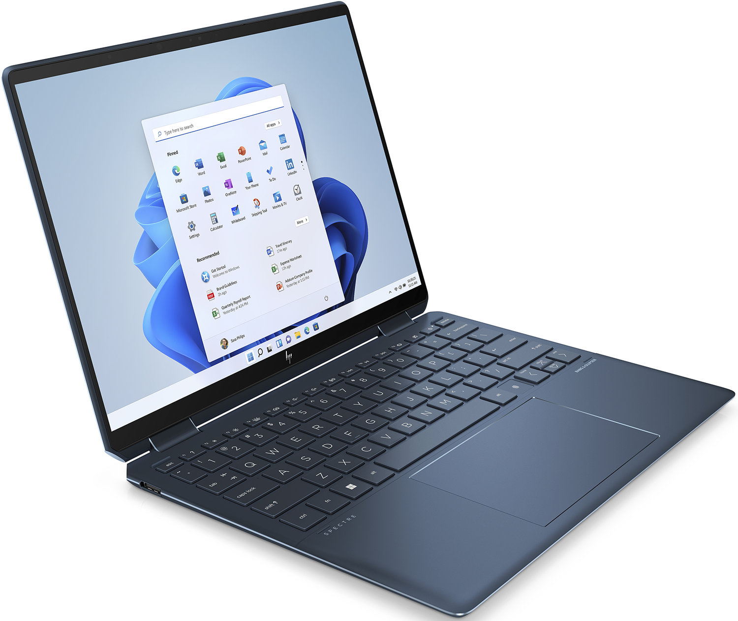 HP SPECTRE X360 14-EF0355ND - 13.5 inch - Intel Core i7 - 16 GB - 512 GB