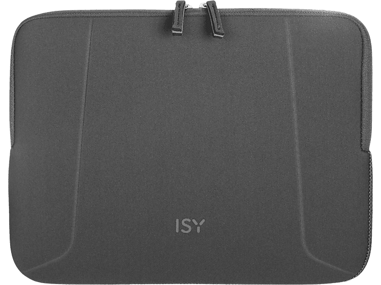 Funda portátil - ISY INB-1315, Universal, Hasta 14", Poliéster, Gris